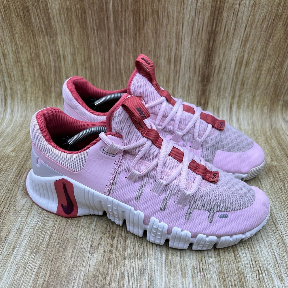 Nike Free Metcon 5 Training Shoes Women's 9 Pink Foam Cross Sneakers DV3950-603
